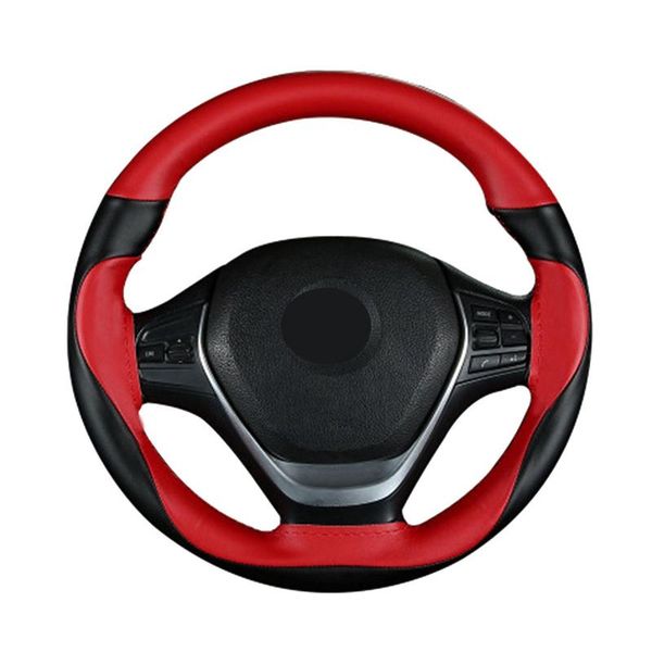 38cm diy car steering wheel cover soft leather microfiber braid design with needle and thread interior kit covers
38cm diy car steering wheel cover soft leather microfiber braid design with needle and thread interior kit covers