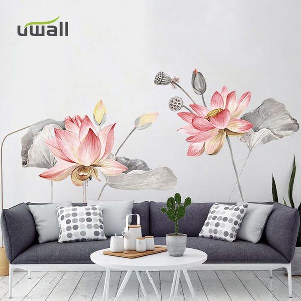 wall stickers pvc chinese style lotus home decor living room self adhesive sticker bedroom background decoration 
wall stickers pvc chinese style lotus home decor living room self adhesive sticker bedroom background decoration