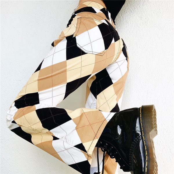 argyle y2k sweatpants women fall streetwear high waisted long straight trousers harajuku vintage 90s plaid pants capri 210415, Black;white
argyle y2k sweatpants women fall streetwear high waisted long straight trousers harajuku vintage 90s plaid pants capri 210415, Black;white