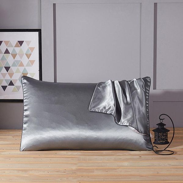 pillow case gray solid color 48*74cm twin size satin/imitation silk cover sleep bag bedroom home el
pillow case gray solid color 48*74cm twin size satin/imitation silk cover sleep bag bedroom home el