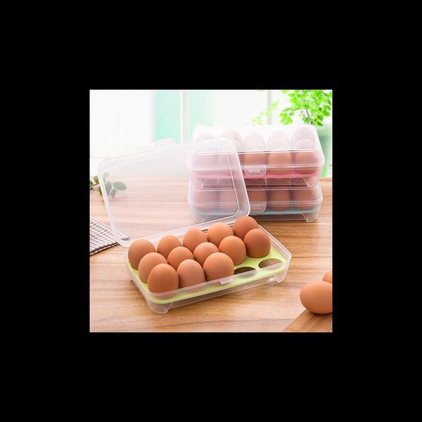 storage bottles & jars refrigerator fresh keeping box plastic 15 grid egg anti collision portable tray
storage bottles & jars refrigerator fresh keeping box plastic 15 grid egg anti collision portable tray