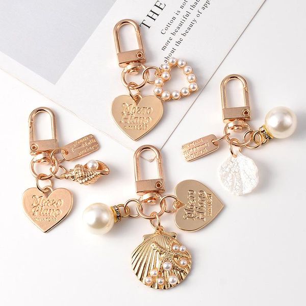 keychains cute heart keychain women girl korean fashion shell pearl key chain bag charms letter keyring trinket airpods accessories, Silver
keychains cute heart keychain women girl korean fashion shell pearl key chain bag charms letter keyring trinket airpods accessories, Silver
