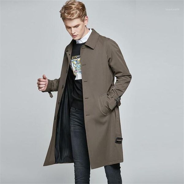spring autumn trench coats men's clothing windbreaker lace-up mid-length double-breasted raglan sleeve business casual korean, Tan;black
spring autumn trench coats men's clothing windbreaker lace-up mid-length double-breasted raglan sleeve business casual korean, Tan;black