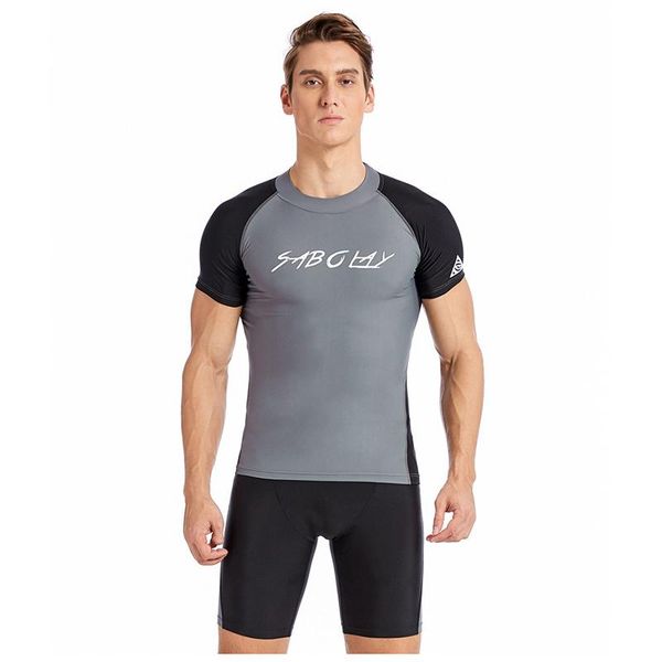 one-piece suits sabolay mens surf suit short sleeve set swimming surfing diving swimwear water sports clothing swim clothes snorkeling swims
one-piece suits sabolay mens surf suit short sleeve set swimming surfing diving swimwear water sports clothing swim clothes snorkeling swims