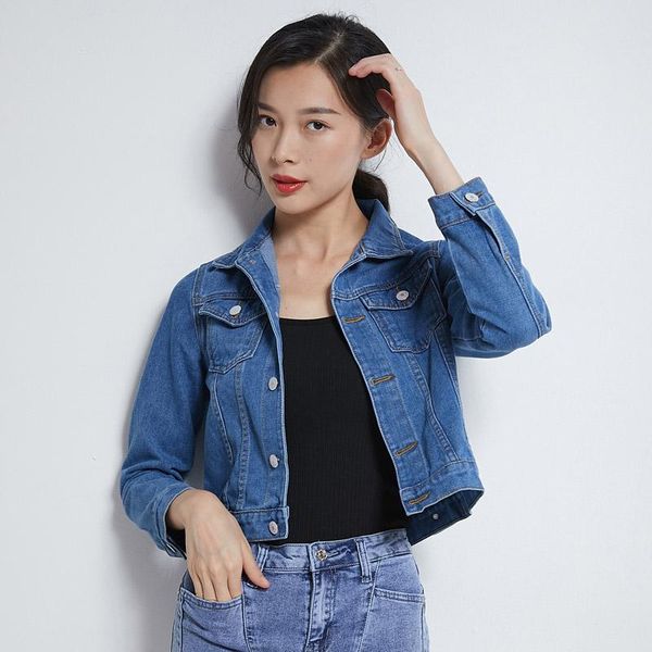 women's jackets jeans jacket women green 2021 autumn woman denim jean womens coats basic female slim stretch short coat feminina clothe, Black;brown
women's jackets jeans jacket women green 2021 autumn woman denim jean womens coats basic female slim stretch short coat feminina clothe, Black;brown