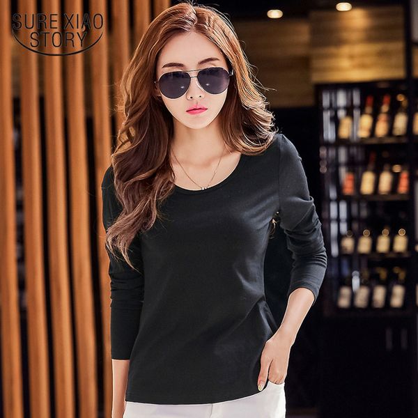 cotton t-shirt autumn o-neck black and white slim long sleeve t-shirts female elegant plus size women 6979 50 210417
cotton t-shirt autumn o-neck black and white slim long sleeve t-shirts female elegant plus size women 6979 50 210417