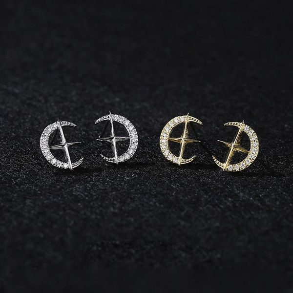 stud zircon earrings star moon for women creative korean fashion trendy hip hop design student lady jewerly gifts boyulige, Golden;silver
stud zircon earrings star moon for women creative korean fashion trendy hip hop design student lady jewerly gifts boyulige, Golden;silver