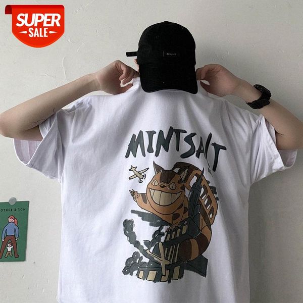 printed t-shirt men loose flow all-match short-sleeved hong kong style casual boys half-sleeved handsome #e45u, White;black
printed t-shirt men loose flow all-match short-sleeved hong kong style casual boys half-sleeved handsome #e45u, White;black