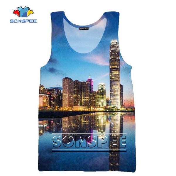 men' tank sonspee men women vest large size 6xl dubai city landscape fashion casual harajuku round neck polyester sportswear clothing, White;black
men' tank sonspee men women vest large size 6xl dubai city landscape fashion casual harajuku round neck polyester sportswear clothing, White;black