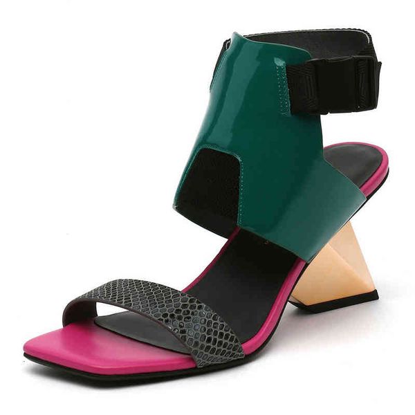 dress shoes 2021 fashion summer genuine leather women sandals punk woman strange high heels sweet wedding party female pumps 21fk, Black
dress shoes 2021 fashion summer genuine leather women sandals punk woman strange high heels sweet wedding party female pumps 21fk, Black