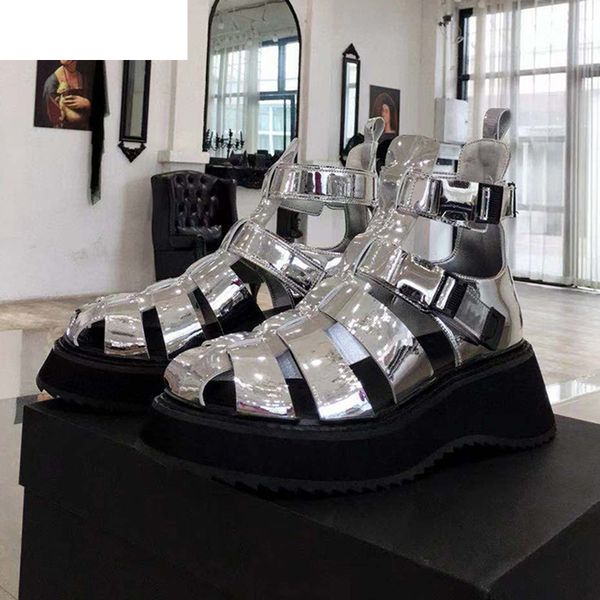 sandals sell thick sole casual summer soft real leather platform sandalias women ankle strap comfortable punk shoes 6srf, Black
sandals sell thick sole casual summer soft real leather platform sandalias women ankle strap comfortable punk shoes 6srf, Black