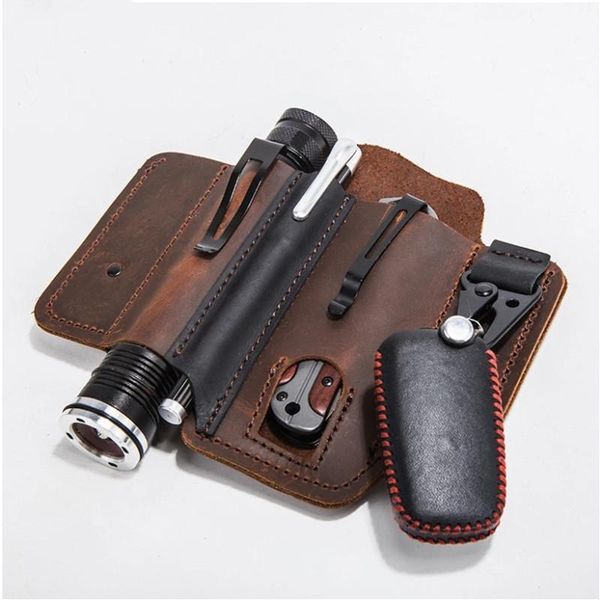 storage bags retro tactical bag multifunction belt leather sheath pocket waist portable for hunting camping tool holster
storage bags retro tactical bag multifunction belt leather sheath pocket waist portable for hunting camping tool holster
