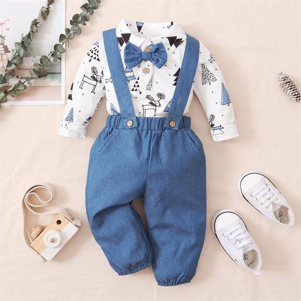 jumpsuits hibobi design 2 pcs baby boy forest pattern bow tie romper & suspender pant cotton jumpsuit, Blue
jumpsuits hibobi design 2 pcs baby boy forest pattern bow tie romper & suspender pant cotton jumpsuit, Blue