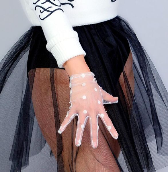 five fingers gloves women' transparent dot print white mesh glove female summer sunscreen club party dancing r2692, Blue;gray
five fingers gloves women' transparent dot print white mesh glove female summer sunscreen club party dancing r2692, Blue;gray