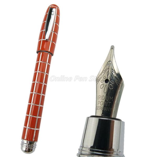 fountain pens fuliwen 2062 orange metal tiny squares short pocket portable fine nib pen professional stationery writing tool gift
fountain pens fuliwen 2062 orange metal tiny squares short pocket portable fine nib pen professional stationery writing tool gift