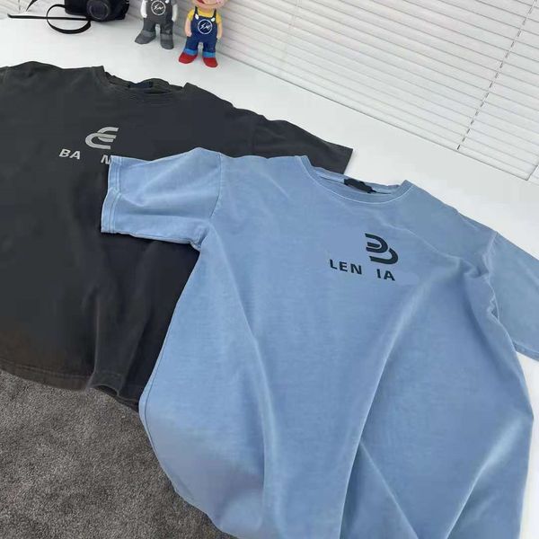 high version 21 spring summer new fashion letter printing leisure simple and comfortable washing used couple short sleeves, White
high version 21 spring summer new fashion letter printing leisure simple and comfortable washing used couple short sleeves, White