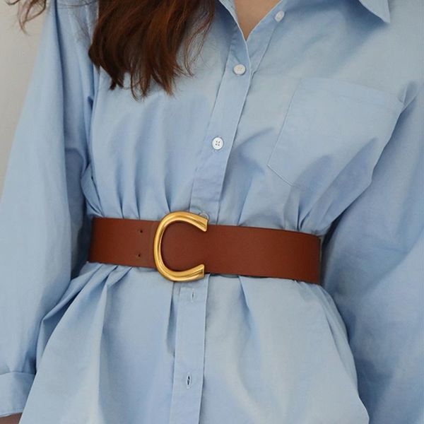 belts pu leather wide belt for women metal pin buckle waist strap female coat dress sweater decorative waistband, Black;brown
belts pu leather wide belt for women metal pin buckle waist strap female coat dress sweater decorative waistband, Black;brown