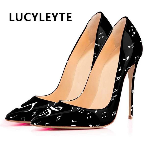 dress shoes music notes pirnted high heels white black color patchwork pointed toe patent leather wedding pumps12cm woman
dress shoes music notes pirnted high heels white black color patchwork pointed toe patent leather wedding pumps12cm woman