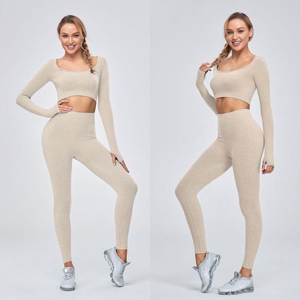 yoga outfit 2021 women sportswear set gym clothing tracksuit long sleeve crop high waist seamless leggings for fitness sports suit
yoga outfit 2021 women sportswear set gym clothing tracksuit long sleeve crop high waist seamless leggings for fitness sports suit