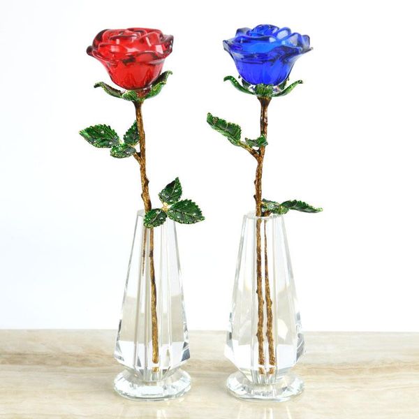 decorative objects & figurines crystal glass rose flower craft wedding valentine's day gifts x'mas home table decoration ornament
decorative objects & figurines crystal glass rose flower craft wedding valentine's day gifts x'mas home table decoration ornament