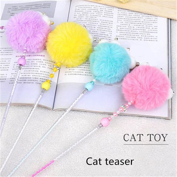 fur ball tickle stick cat toys the fairy tickling with a bell and tickler multicolor optional
fur ball tickle stick cat toys the fairy tickling with a bell and tickler multicolor optional