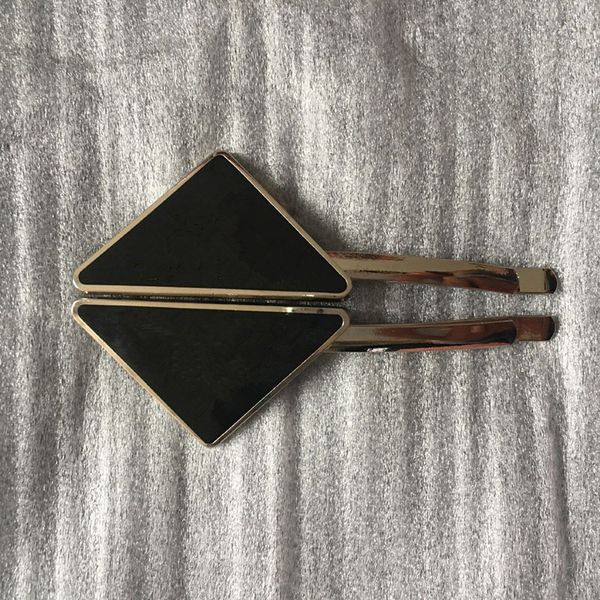 New 2020 Hot Metal Triangle Hair Clip with Stamp Women Net Red Girl Triangle Letter Barrettes Fashion Hair Accessories High Quality, Golden;silver
New 2020 Hot Metal Triangle Hair Clip with Stamp Women Net Red Girl Triangle Letter Barrettes Fashion Hair Accessories High Quality, Golden;silver