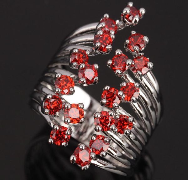 wedding rings wine red garnet jewelry party occasion silver plated argent jewelrys ring size 6 / 7 8 9 s0662, Slivery;golden
wedding rings wine red garnet jewelry party occasion silver plated argent jewelrys ring size 6 / 7 8 9 s0662, Slivery;golden