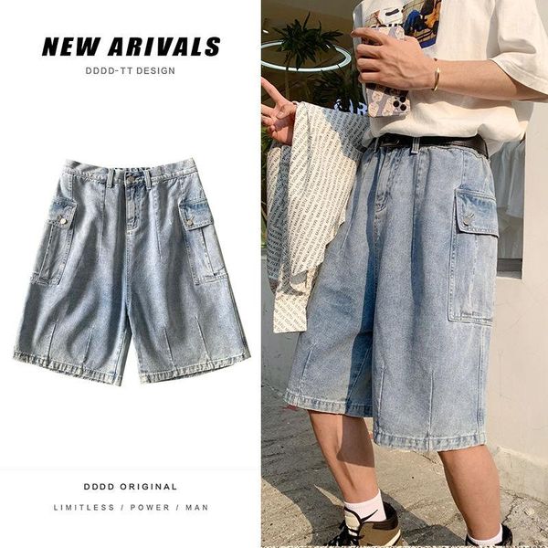 summer blue denim shorts men's fashion retro pocket men streetwear loose hip-hop straight jeans mens s-5xl, White;black
summer blue denim shorts men's fashion retro pocket men streetwear loose hip-hop straight jeans mens s-5xl, White;black
