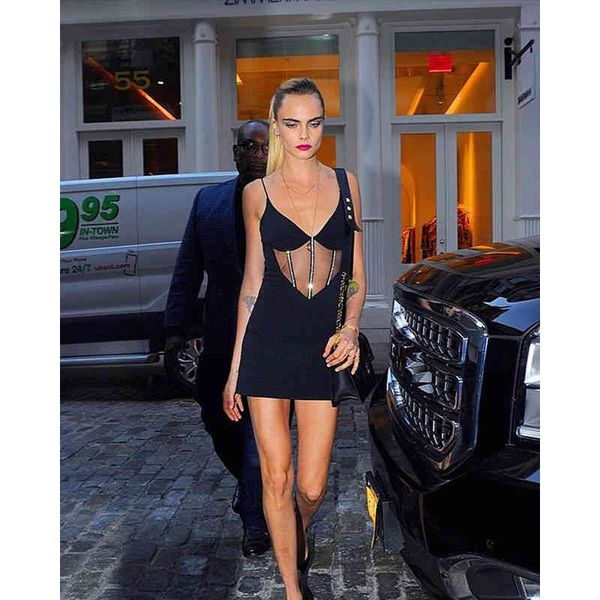 dresses 2021 women's summer arrival fashion black bandage sling hollow mesh belt rhinestone slim mini, Black;gray
dresses 2021 women's summer arrival fashion black bandage sling hollow mesh belt rhinestone slim mini, Black;gray