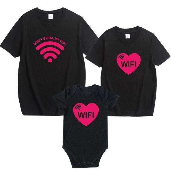 fashion mommy and me clothes family look shirt mother daughter matching love wifi cotton t 210521, Blue
fashion mommy and me clothes family look shirt mother daughter matching love wifi cotton t 210521, Blue