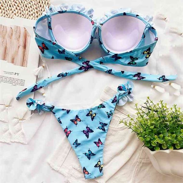 new lace up ruffled 2021 women bandeau swimsuit female swimwear two pieces bikini set bra cup leopard bathing suiting
new lace up ruffled 2021 women bandeau swimsuit female swimwear two pieces bikini set bra cup leopard bathing suiting