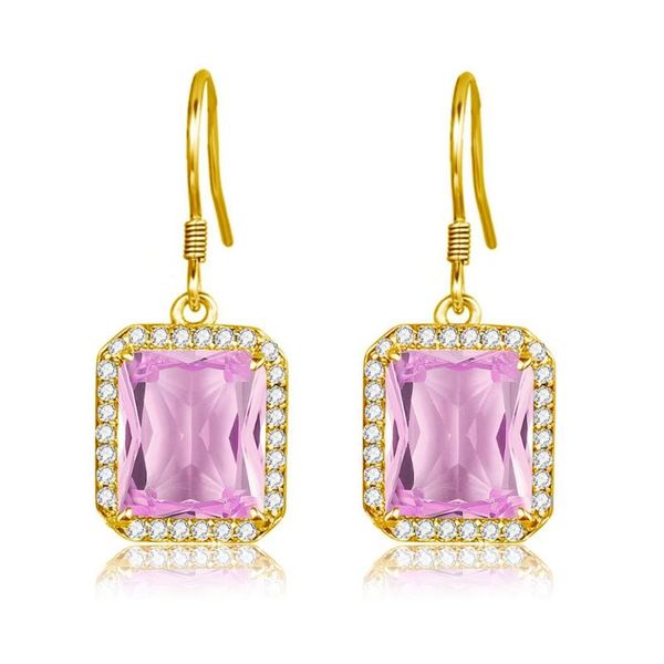 other pink crystal gold earrings dangle drop earring jewelry square gemstone with diamonds 925 sterling silver female party jewlery, Golden;silver
other pink crystal gold earrings dangle drop earring jewelry square gemstone with diamonds 925 sterling silver female party jewlery, Golden;silver