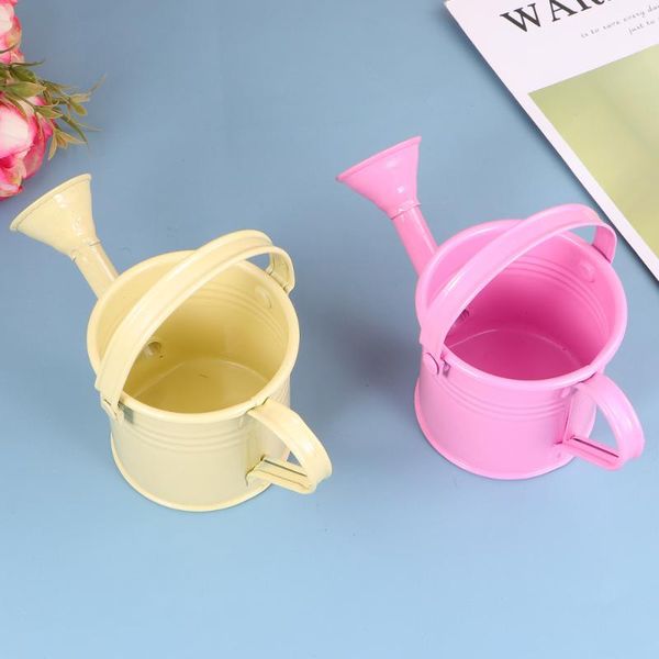 2pcs creative watering tin simple pot durable iron sprinkling kettle portable can for garden home plants flower (beige equipments
2pcs creative watering tin simple pot durable iron sprinkling kettle portable can for garden home plants flower (beige equipments