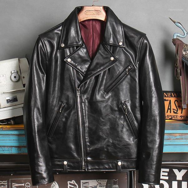 men's leather & faux 2021 black motorcycle style slim fit genuine jacket men plus size 4xl real natural horsehide autumn short coat
men's leather & faux 2021 black motorcycle style slim fit genuine jacket men plus size 4xl real natural horsehide autumn short coat