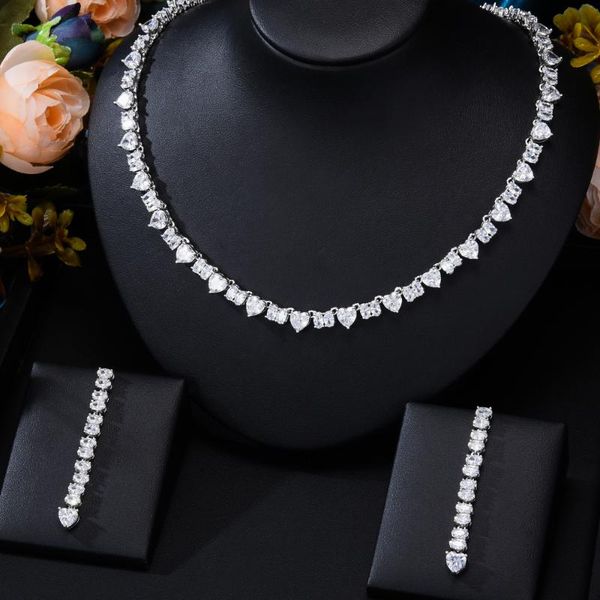 earrings & necklace godki 2pcs long sweater earring sets jewelry set for women wedding party zircon crystal dubai bridal, Silver
earrings & necklace godki 2pcs long sweater earring sets jewelry set for women wedding party zircon crystal dubai bridal, Silver