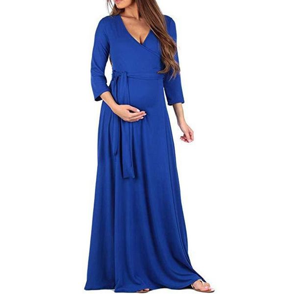 maternity dresses women v-neck dress clothes pregnancy pregnant female nursing clothing for po shoot, White
maternity dresses women v-neck dress clothes pregnancy pregnant female nursing clothing for po shoot, White