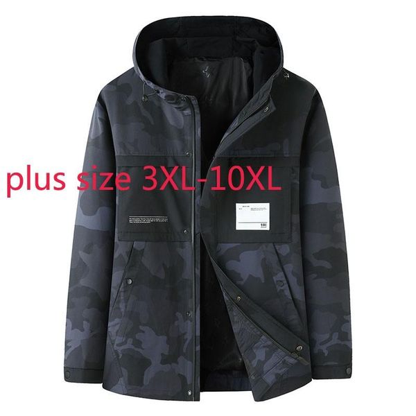 men's jackets arrival suepr large autumn and winter youth camouflage hooded jacket men fashion casual coat plus size 3xl-6xl 7xl 8xl 10, Black;brown
men's jackets arrival suepr large autumn and winter youth camouflage hooded jacket men fashion casual coat plus size 3xl-6xl 7xl 8xl 10, Black;brown