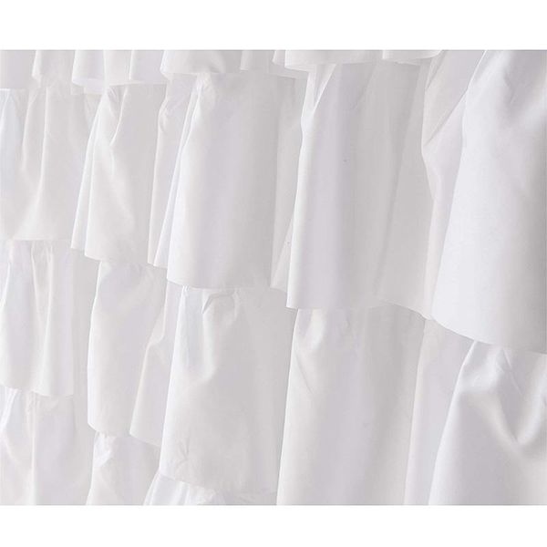 ruffle shower curtain home decor soft polyester, decorative bathroom accessories great for showers and bathtubs white,71 inch x curtains
ruffle shower curtain home decor soft polyester, decorative bathroom accessories great for showers and bathtubs white,71 inch x curtains