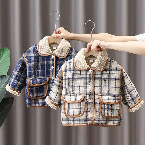 jackets boy fur integrated woolen coat children's autumn and winter fashion 2021 plus velvet thick warm cotton jacket, Blue;gray
jackets boy fur integrated woolen coat children's autumn and winter fashion 2021 plus velvet thick warm cotton jacket, Blue;gray