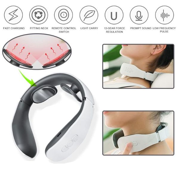 electric neck massager pulse back 6 modes power control far infrared heating pain relief tool health care relaxation machine accessories
electric neck massager pulse back 6 modes power control far infrared heating pain relief tool health care relaxation machine accessories