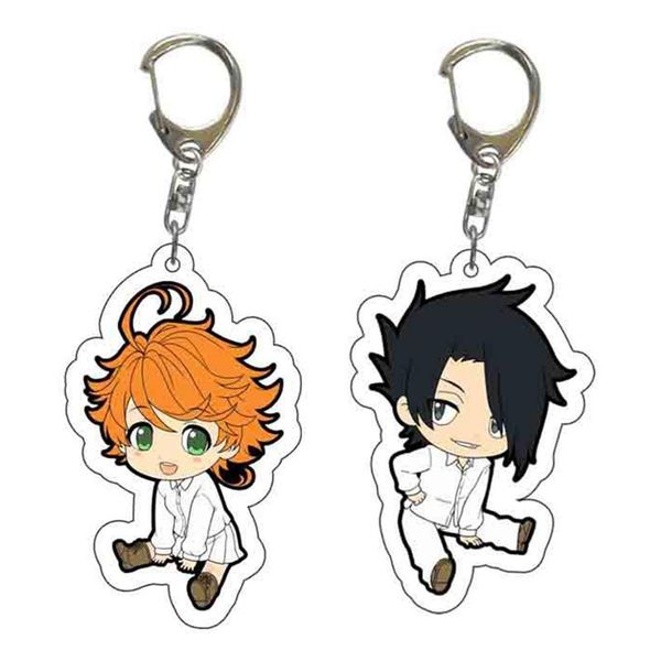 keychains fashion the promised neverland keychain emma norman ray kawaii anime figures acrylic pendant key chain llavero gift for fans, Silver
keychains fashion the promised neverland keychain emma norman ray kawaii anime figures acrylic pendant key chain llavero gift for fans, Silver