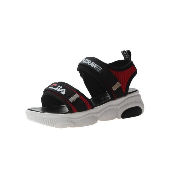 summer sports sandals female students fairy wind ladies with thick platform wedges casual beach shoes tide, Black
