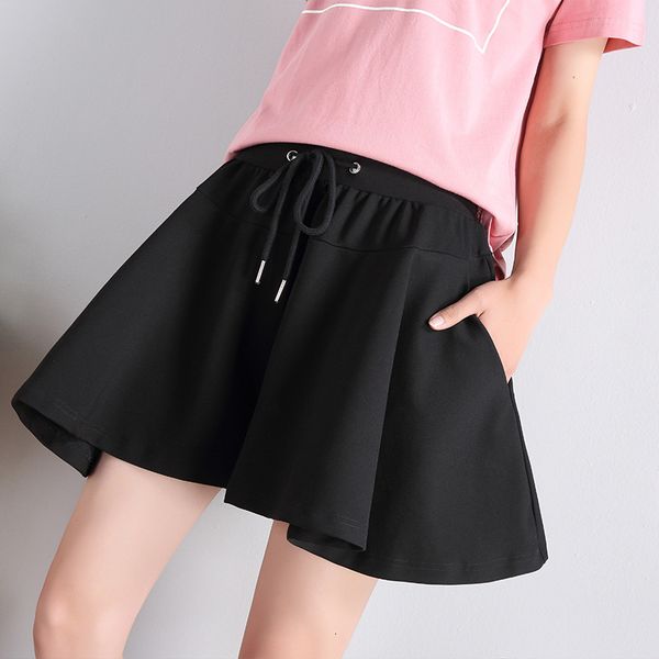 women's shorts skirt wide leg a-line high waist leisure sports pants pleated loose student summer running beach hot, White;black
women's shorts skirt wide leg a-line high waist leisure sports pants pleated loose student summer running beach hot, White;black