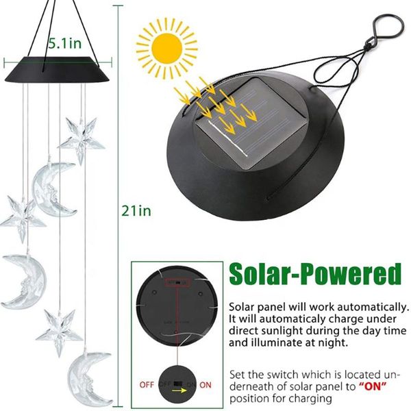 solar lamps wind chimes outdoor color changing mobile led hanging patio light porch deck garden decor
solar lamps wind chimes outdoor color changing mobile led hanging patio light porch deck garden decor