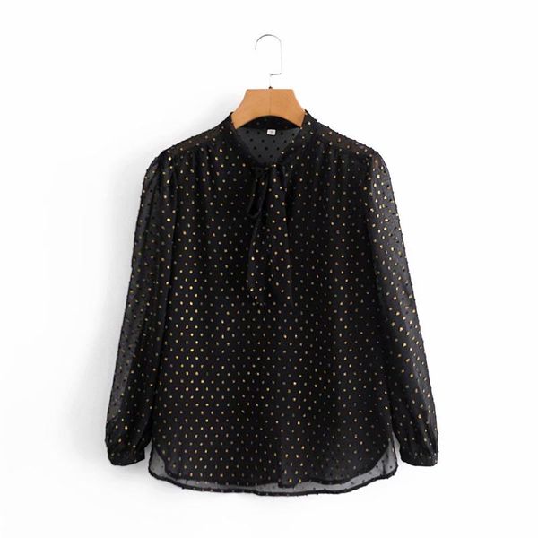 women's blouses & shirts women spring 2021 metal decoration long sleeve shirt korean fashion clothing tie v-neck black chiffon, White
women's blouses & shirts women spring 2021 metal decoration long sleeve shirt korean fashion clothing tie v-neck black chiffon, White