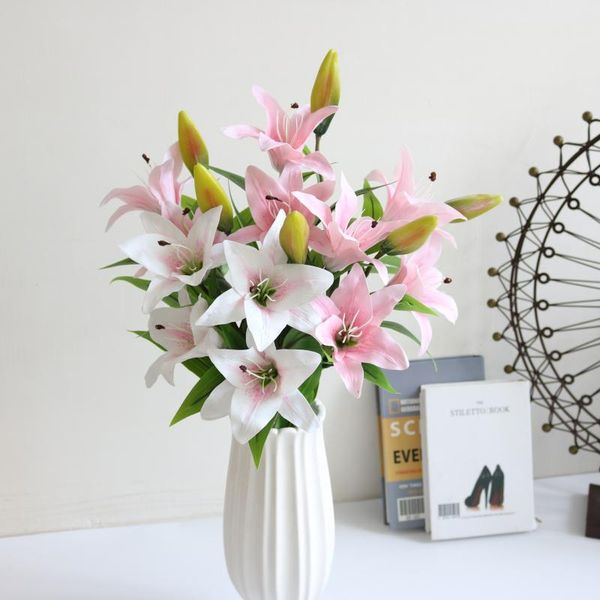 lily 3 flower imitation adhesive bunch of vase arrangement home decoration creative decorative flowers & wreaths
lily 3 flower imitation adhesive bunch of vase arrangement home decoration creative decorative flowers & wreaths