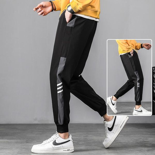 men's casual cargo pants leggings fashion trend sports overalls spring and autumn loose korean, Black
men's casual cargo pants leggings fashion trend sports overalls spring and autumn loose korean, Black