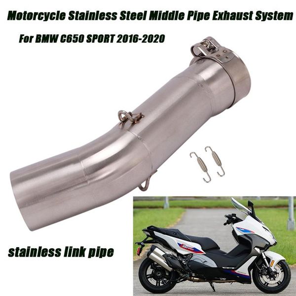 motorcycle exhaust system middle pipe stainless steel for c650 sport 2021-2021 51mm header link tubes connect muffler
motorcycle exhaust system middle pipe stainless steel for c650 sport 2021-2021 51mm header link tubes connect muffler