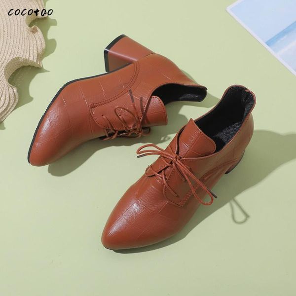dress shoes deep mouth single women 2021 autumn british style thick heel pointed lace high work, Black
dress shoes deep mouth single women 2021 autumn british style thick heel pointed lace high work, Black