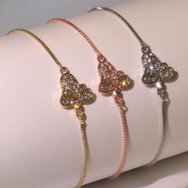 charm bracelets fashion insect bee bracelet micro paved tiny stone gold silver rose color metallic chain female jewelry, Golden;silver
charm bracelets fashion insect bee bracelet micro paved tiny stone gold silver rose color metallic chain female jewelry, Golden;silver